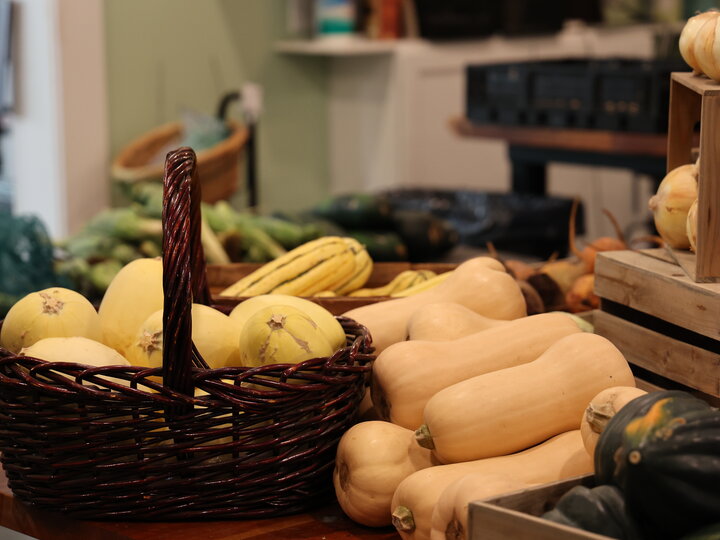 Produce in Baskets